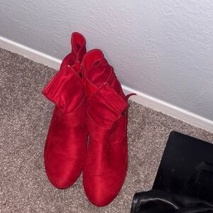 Stylish Red Women's Boots